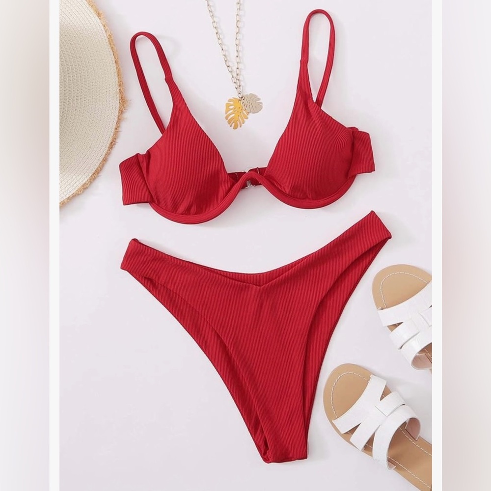 Red Bikini Set